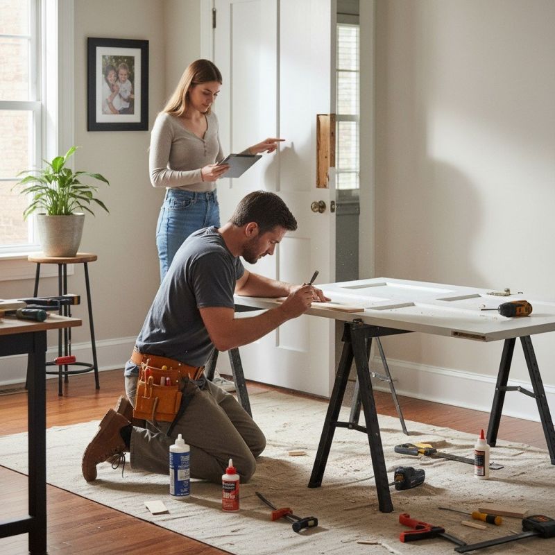 Local Interior Door Staining in Kingwood, TX