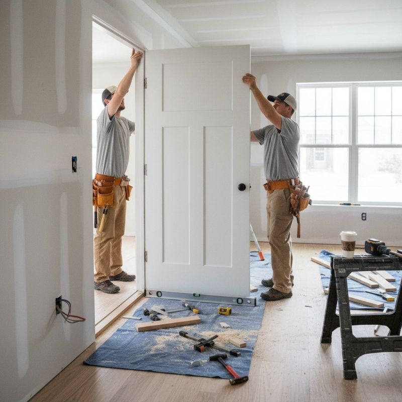 Interior Door Staining